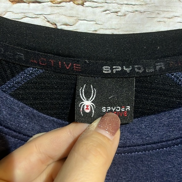 Spyder long sleeve fleece lined shirt size medium - Picture 5 of 10